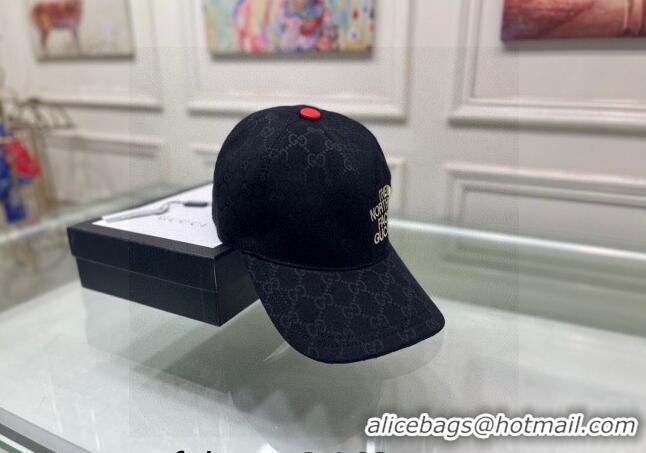 Top Quality The North Face x Gucci Baseball Hat 0105 Black 2023