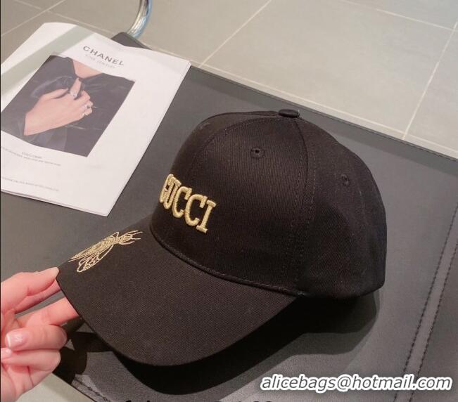 Top Quality Gucci Canvas Baseball Hat with Bee 021641 2023