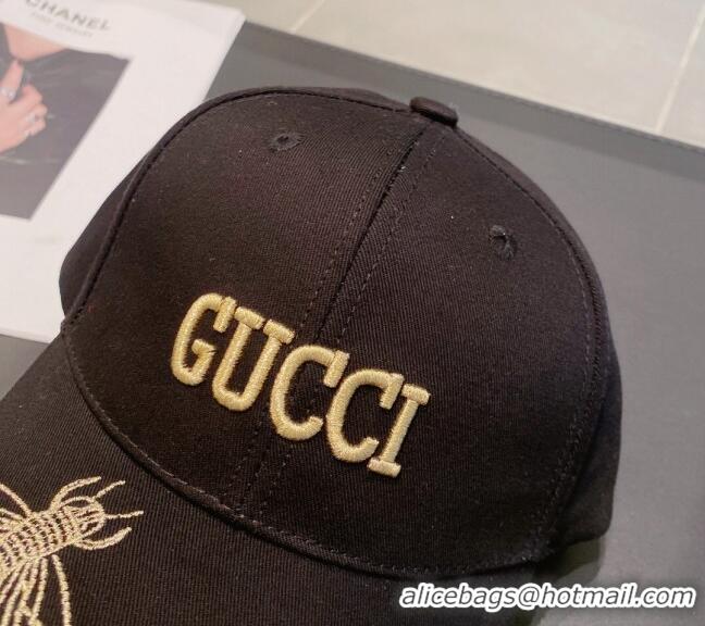 Top Quality Gucci Canvas Baseball Hat with Bee 021641 2023