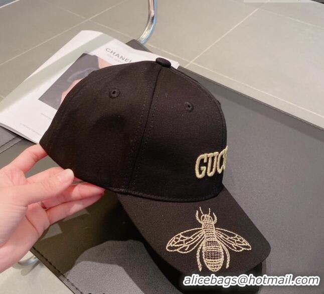 Top Quality Gucci Canvas Baseball Hat with Bee 021641 2023