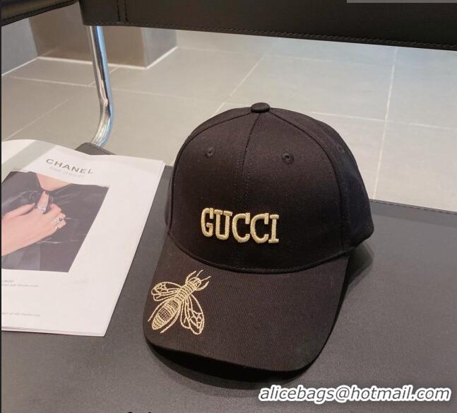 Top Quality Gucci Canvas Baseball Hat with Bee 021641 2023