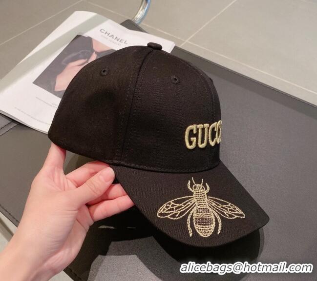 Top Quality Gucci Canvas Baseball Hat with Bee 021641 2023