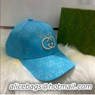 Top Design adidas x Gucci Print Baseball Hat 021656 Light Blue 2023