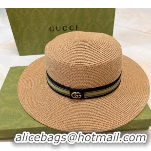 Traditional Specials Gucci Straw Hat G021658 Apricot 2023