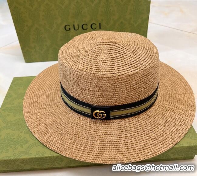 Traditional Specials Gucci Straw Hat G021658 Apricot 2023