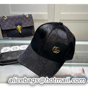 New Design Gucci GG Basball Hat 0307101 Black 2023