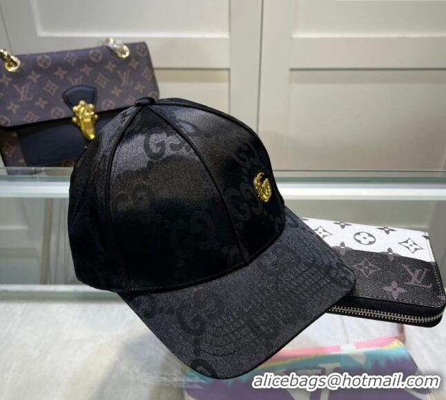 New Design Gucci GG Basball Hat 0307101 Black 2023