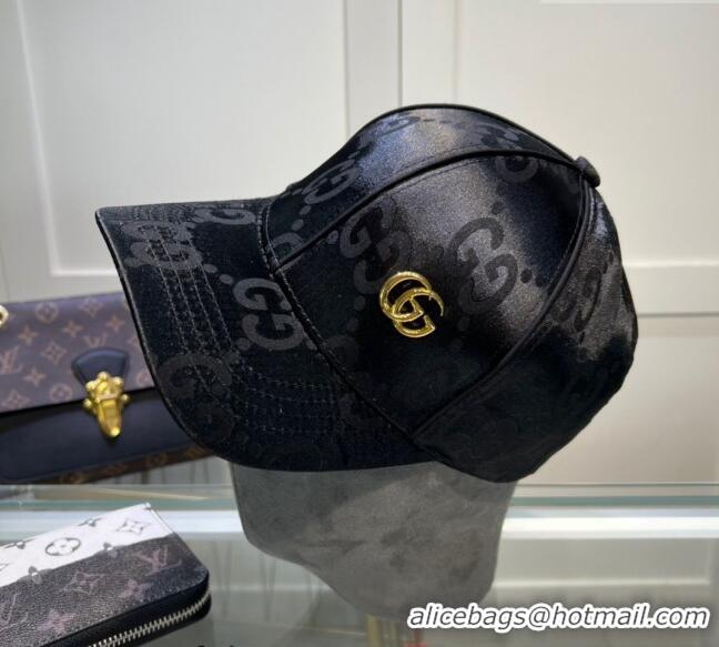 New Design Gucci GG Basball Hat 0307101 Black 2023