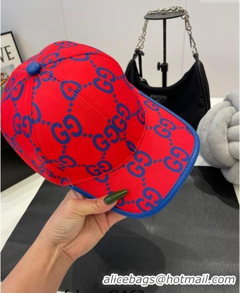 Unique Grade Gucci GG Baseball Hat 0307102 Red 2023