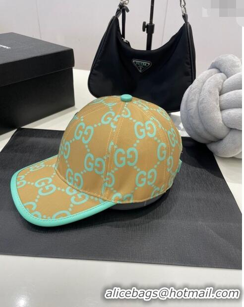 Market Sells Gucci GG Baseball Hat 0307102 Brown/Green 2023