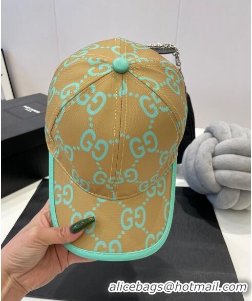 Market Sells Gucci GG Baseball Hat 0307102 Brown/Green 2023