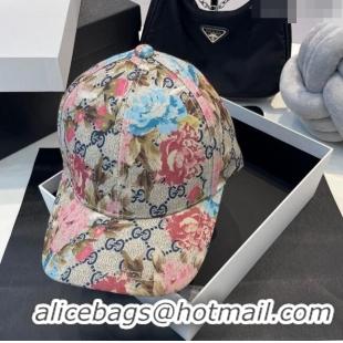 Original Cheap Gucci GG Flora Baseball Hat 0307107 2023