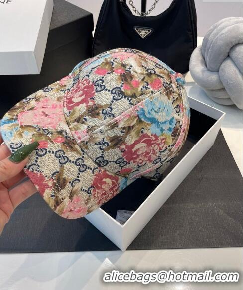 Original Cheap Gucci GG Flora Baseball Hat 0307107 2023