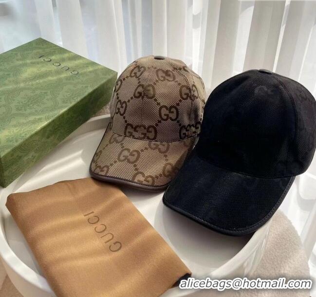 Unique Grade Gucci Maxi GG Baseball Hat G31731 Brown 2023