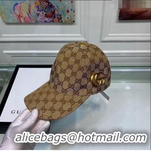 Fashion Discount Gucci GG Baseball Hat G31734 Brown 2023