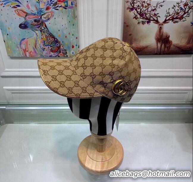 Fashion Discount Gucci GG Baseball Hat G31734 Brown 2023