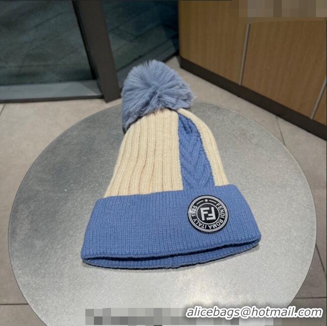 New Design Fendi Knit Hat F0105 Blue 2023