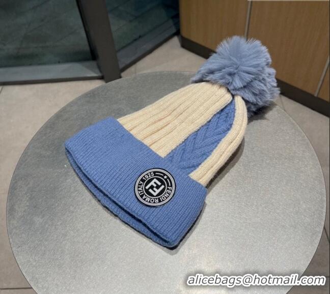 New Design Fendi Knit Hat F0105 Blue 2023