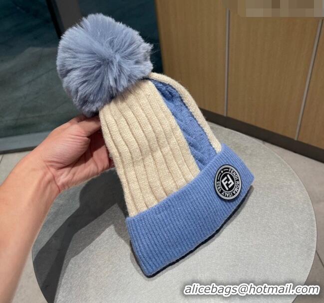 New Design Fendi Knit Hat F0105 Blue 2023