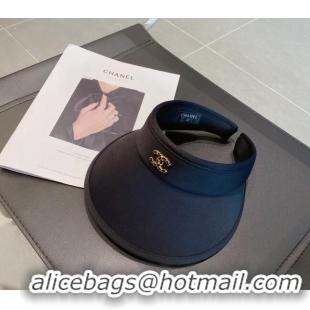 Luxurious Promotional Chanel Visor Hat 013104 Black 2023