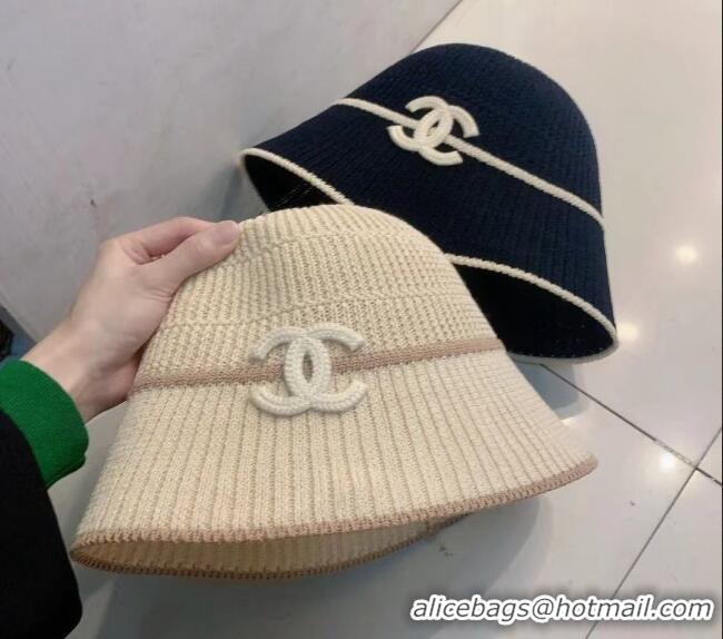 Low Price Chanel Knit Bucket Hat 021635 Black 2023