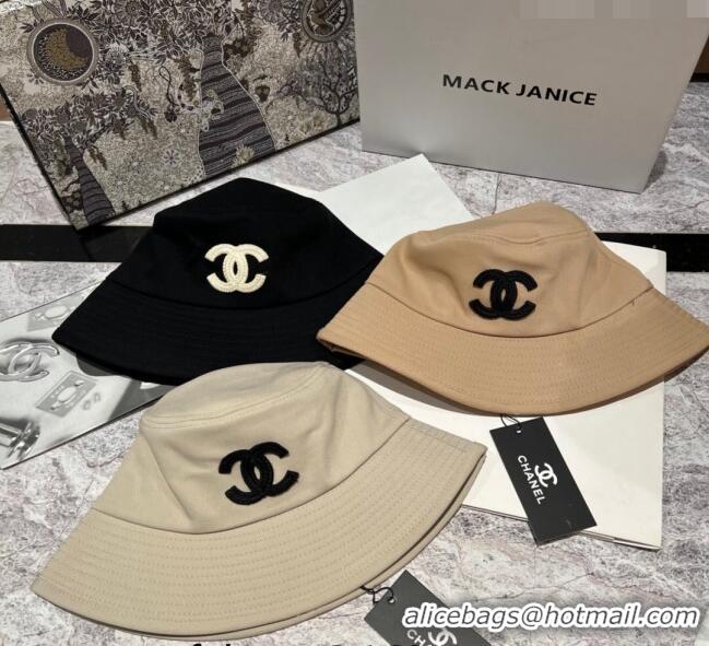 Particularly Recommended Chanel Canvas Bucket Hat 030788 Beige 2023