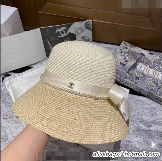 Original Cheap Chanel Straw Hat 030795 2023