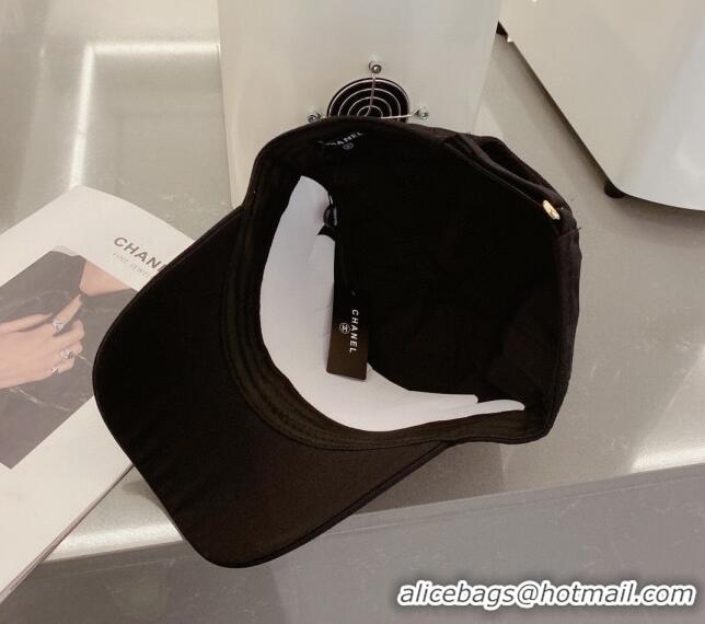 Reasonable Price Chanel Baseball Hat C030819 Black 2023