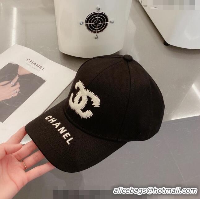 Reasonable Price Chanel Baseball Hat C030819 Black 2023