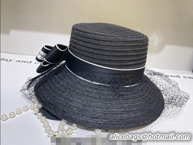 Famous Brand Chanel Bucket Hat 031154 Black 2023