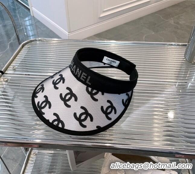 Reasonable Price Chanel CC Visor Hat CH0311 White 2023