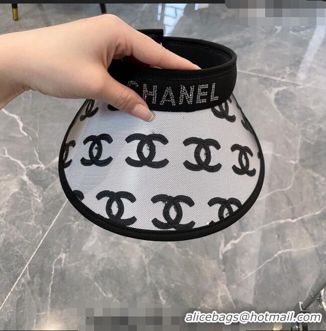 Reasonable Price Chanel CC Visor Hat CH0311 White 2023