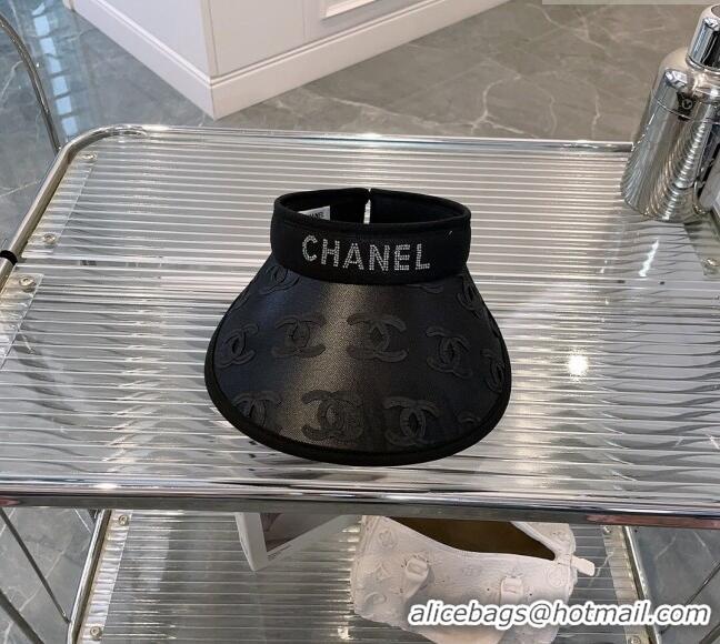 Unique Style Chanel CC Visor Hat CH0311 Black 2023