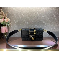 Reasonable Price Fendi Baguette leather bag F0969 black