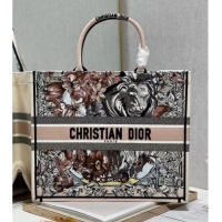 Buy Cheapest MEDIUM DIOR BOOK TOTE Embroidery M1296Z-32