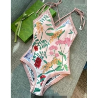 Promotional Gucci Flora One Piece Swimwear 0307 Pink 2023