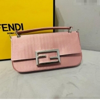 Promotional Fendi Baguette Mini Satin Bag 0108 Pink 2023