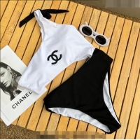 Classic Specials Chanel Two Pieces Swimwear 030711 White/Black 2023