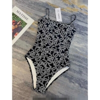 Inexpensive Chanel CC One Piece Swimwear 0311 Black/White 2023