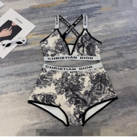 Buy Inexpensive Dior Toile de Jouy Two Pieces Swimwear 0311 2023