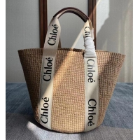 Traditional Specials Chloe Medium Woody Basket Bag 0623115 Beige