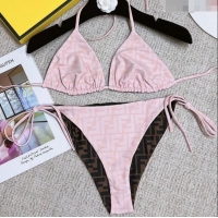 Low Cost Fendi FF Reversible Swimwear 021423 Pink/Brown 2023