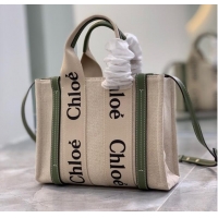 Grade Quality Chloe Cloth & leather 7576 green