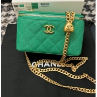 Good Product Chanel VANITY WITH CHAIN AP3120 green