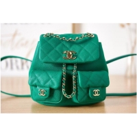 Fashion Luxury Chanel MINI BACKPACK AS3787 GREEN