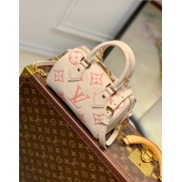 Buy Inexpensive Louis Vuitton Speedy Bandoulière 20 Bag in Bicolor Monogram Leather M46397 Cream/Pink 2023