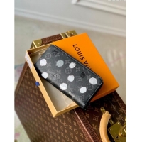 Promotional Louis Vuitton LVxYK Zippy Wallet in Monogram Canvas with 3D Painted Dots Print M81933 Black 2023