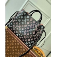 Top Quality Louis Vuitton Bella Tote Bag in Mahina Perforated Calfskin M21107 Black 2022