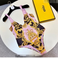 Pretty Style Versace x Fendi Fendace Swimwear 0307 Pink 2023