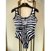 ​Inexpensive Dolce & Gabbana DG Swimwear 030774 Black/White 2023